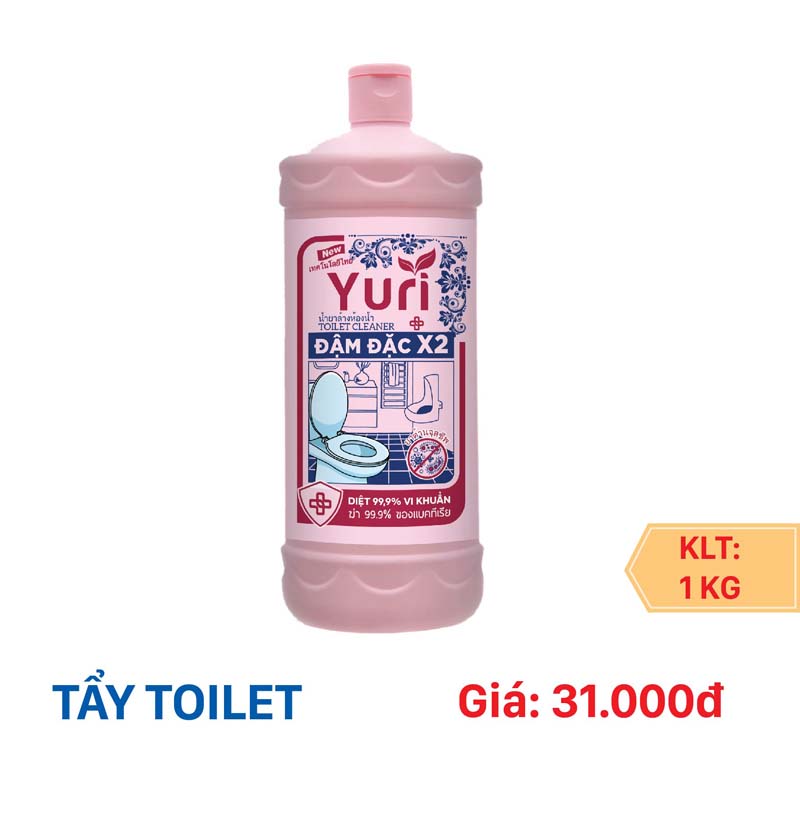 NƯỚC TẨY TOILET HỒNG YURI